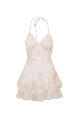 Adrinette Silk Chiffon Mini Dress — packshot