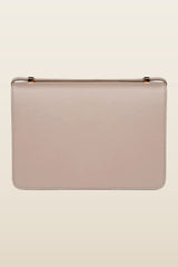 Alex In Taupe Leather — model back