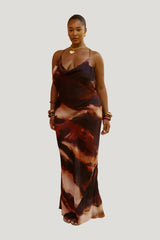 Amari Maxi Dress in Sarabi — model front