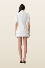 Ariella Button Up Short Sleeves Top — carry 4