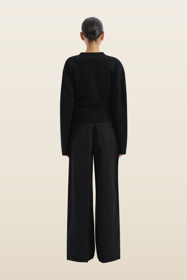 Ayana Gathered Cardigan — carry 4
