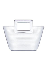 Baby Riviera In Silver Ribbed Leather — packshot