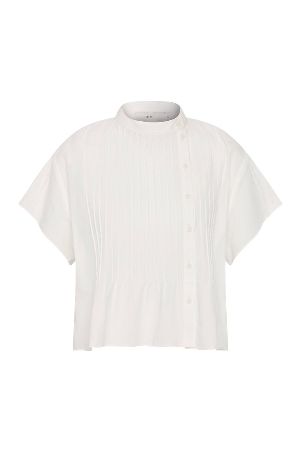 Beatrice Pintuck Top — packshot