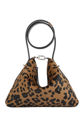 Bevel pony hair wristlet leopard — packshot