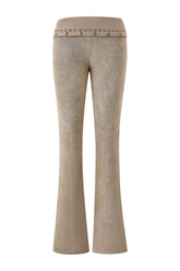 Blare Studded Terry Pant - Stone — packshot