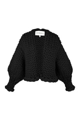 Black Colossal Knit Cardigan — packshot