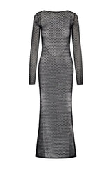 Bodrum Dress - Black Lace Crochet — packshot