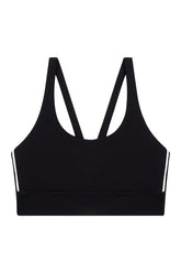Bold Health Active Bra - Black/White/Gold — packshot