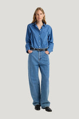 Bruun - Signature baggy denim | heritage — model front