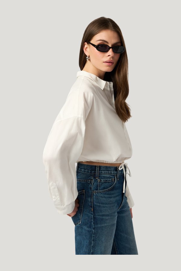 Bubble Button Up Poplin Shirt — carry 2