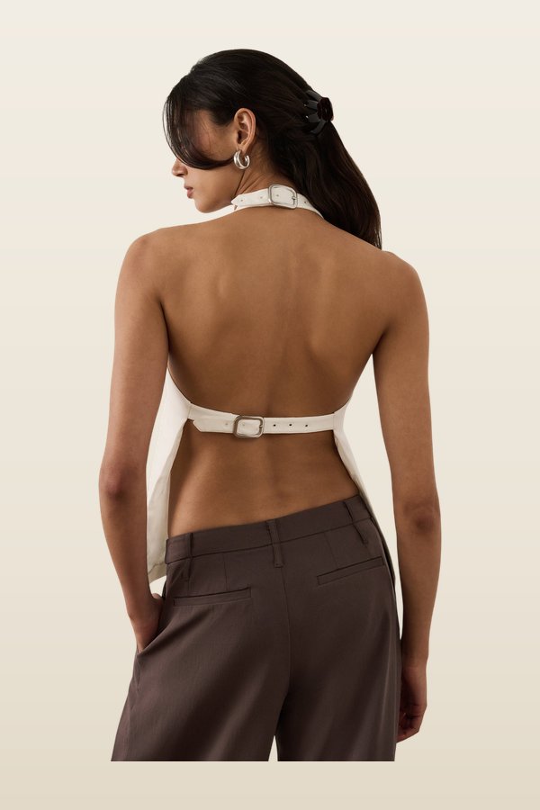 Buckle Back Halter Top — carry 4