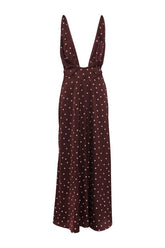 Cici Maxi Dress Pink Polkadot — packshot