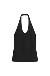 Compact knit halter top — packshot