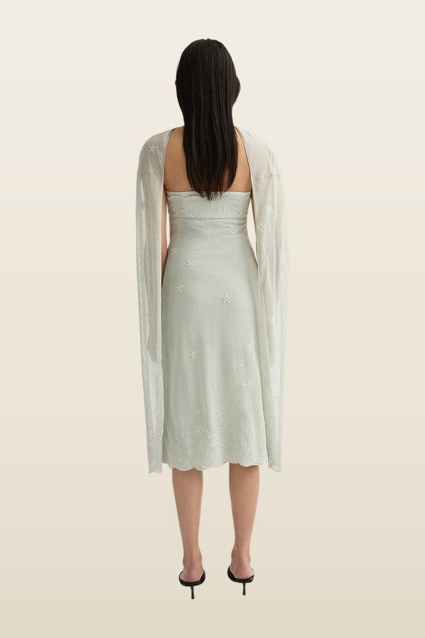 Cove Strapless Dress — model back