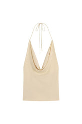 Cowl Halter Knit Top — packshot