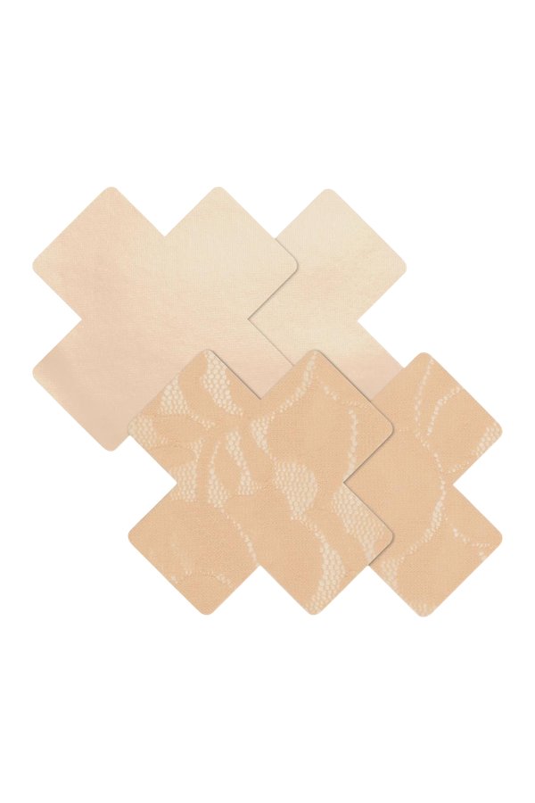 Cross Nipple Covers - Fabric — packshot