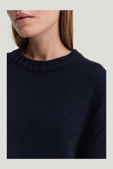 Cru Crewneck Sweater, — model side