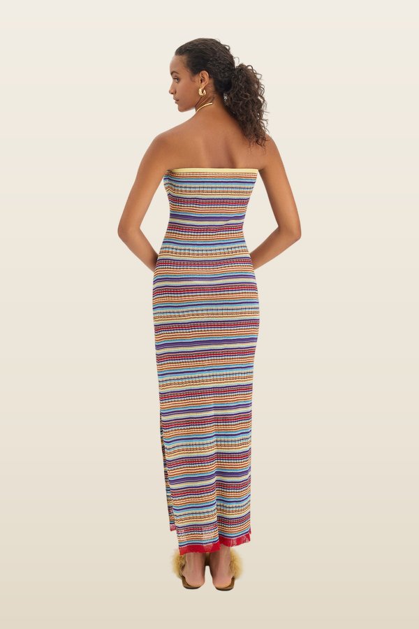 Dani Dress - Berry — model back