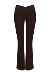 DayFlex Wrap Flared Yoga Pant - Americano — packshot