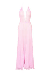 Dayna Chiffon Open Back Maxi Dress — packshot