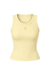 Ribbed Emblem Vest Top — packshot