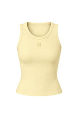 Ribbed Emblem Vest Top — packshot