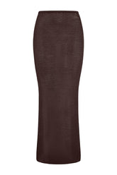 Fontelina Skirt - Espresso Treble Knit — packshot
