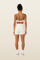Form Invisible Scrunch High Waist Shorts | Vanilla — carry 4