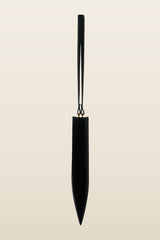 Gaia Bag Black Nubuck Leather — model back