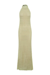 Hayley Halter Knit Maxi Dress — packshot