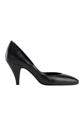 Haze Pump in Black Creased Leather — packshot