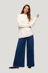 Heritage Cable Sweater | Pearl — carry 2
