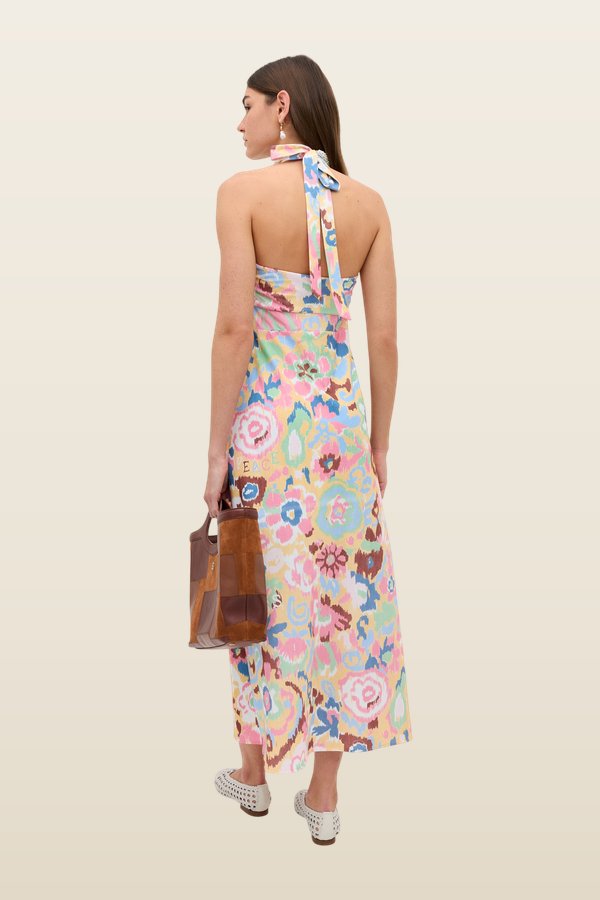 Ilyana - Ikat Bloom — model back