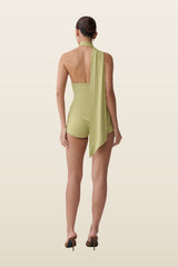 Jemma Micro Shorts - Apple — model back