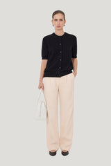 JODI Short sleeve cashmere cardigan — carry 2