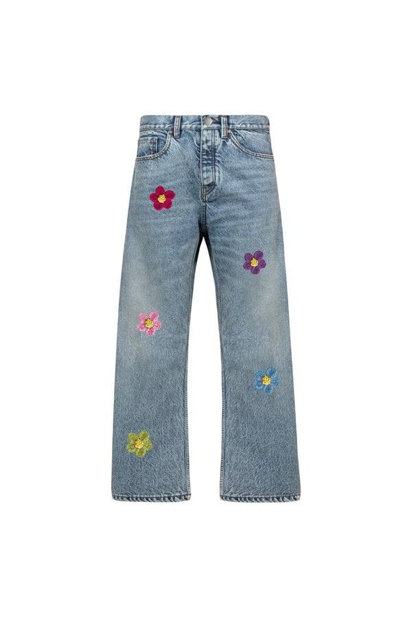 Knit Flower Jeans — packshot