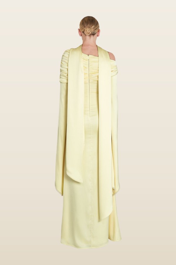 Kyra Dress - Butter — model back