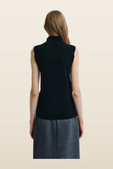 Lilou Sleeveless Turtleneck Top — carry 4