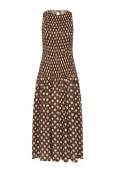 Luisa Midi Dress Cioccolato Dot — packshot