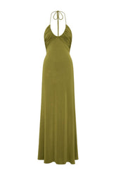 Maely Gathered Slinky Maxi Dress — packshot
