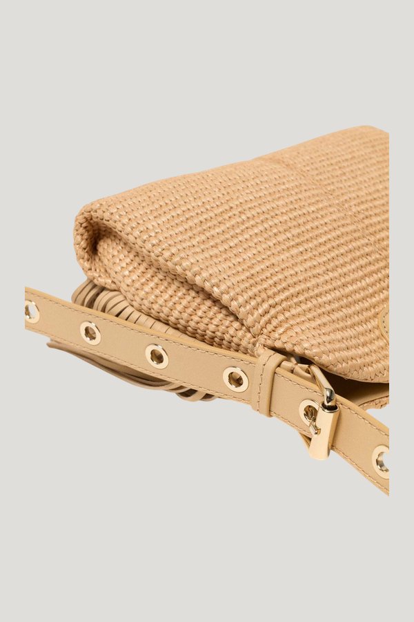 Raffia effect Miss M Mini bag — extra