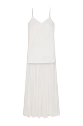 Taffeta and lace dress — packshot