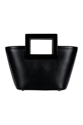 Micro Riviera In Black Leather — packshot