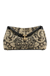 Mini T-lock paisley clutch rye/black — packshot