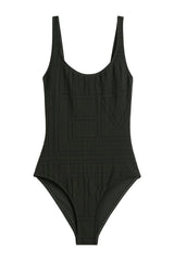 Monogram pointelle swimsuit — packshot