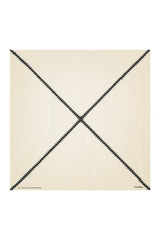 Miani - Silk scarf - Origami Creme — packshot