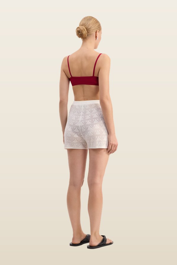 OLGA TOP Zipped bikini top — model back