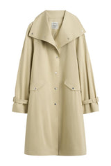 Oversized cotton trench — packshot