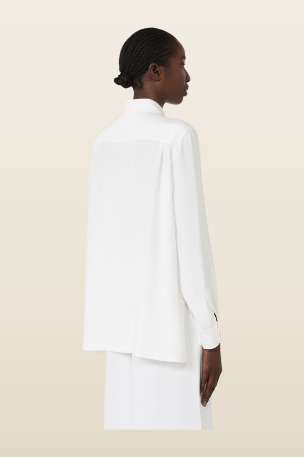 Silk crepe de chine shirt — carry 4