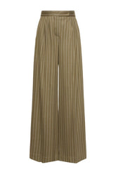 Pinstripe jersey trousers - KAKI — packshot